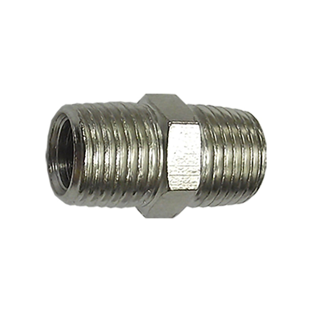 Jefferson Cylindrical Nipple 1/4" Male To 1/4" Male 2-Pack