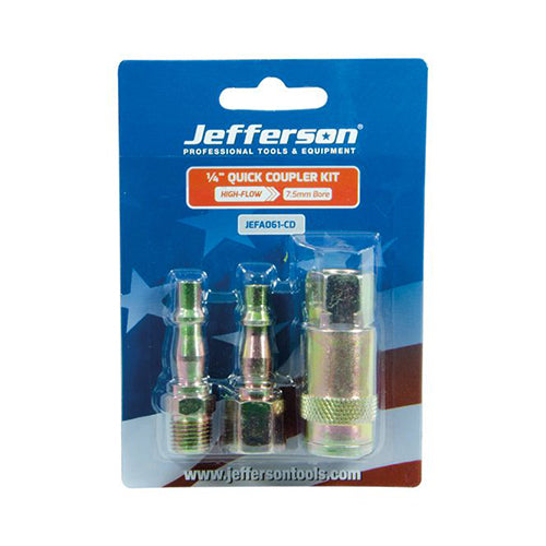 Jefferson 3 Piece Female Air Tool Coupling Kit