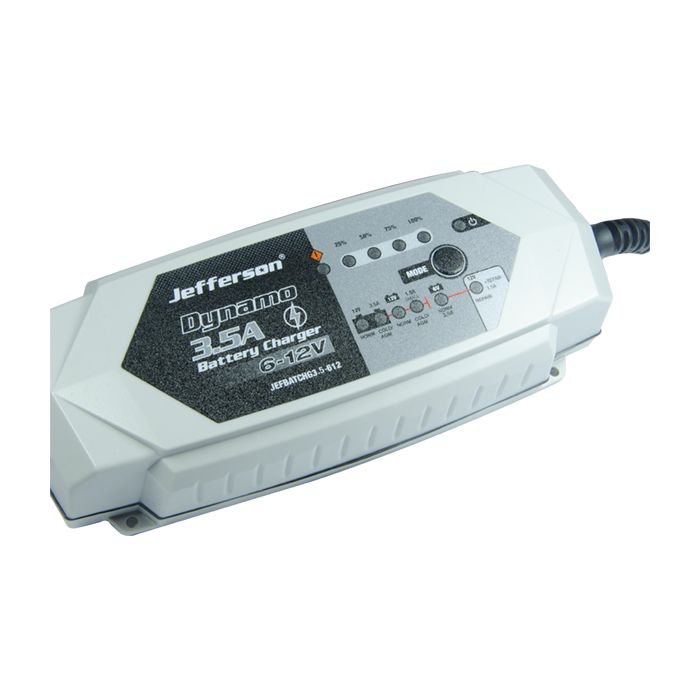Jefferson 3.5A Battery Charger 6-12V