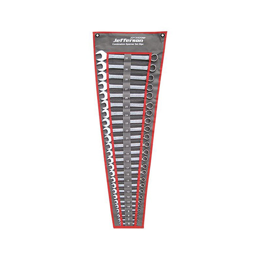 Jefferson 25 Piece Mirror Polished Combination Spanner Set