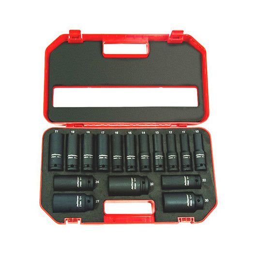 Jefferson 16 Piece 1/2" Deep Impact Socket Set
