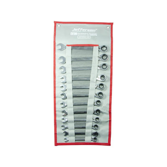 Jefferson 12 Piece Reversible Ratchet Spanner Set
