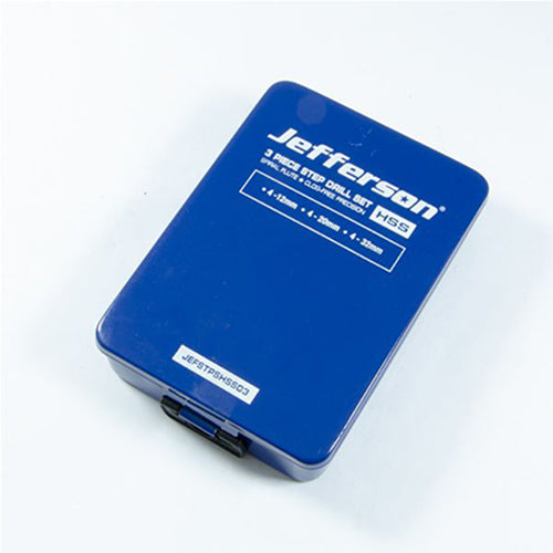 Jefferson 3 Piece HSS Step Drill