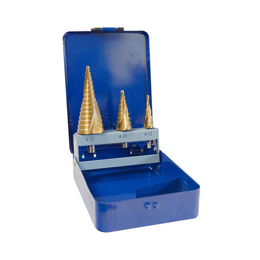 Jefferson 3 Piece HSS Step Drill