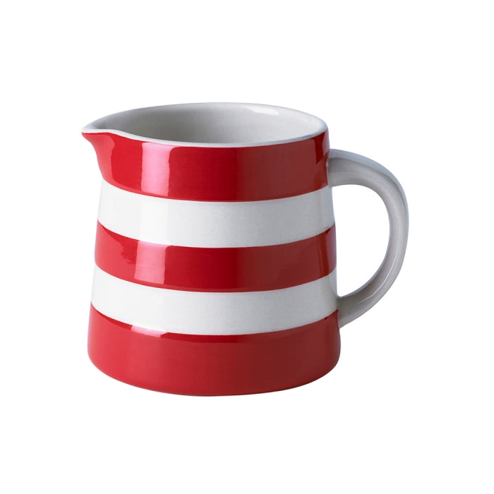 Cornishware Cornish Red Dreadnought Jug 10oz