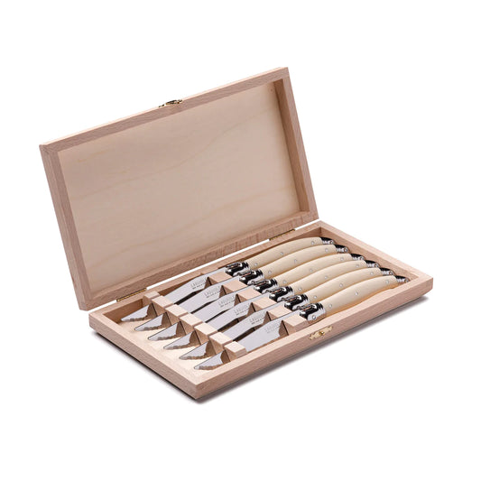 Laguiole By Andre Verdier 6 Piece Steak Knife Set Box