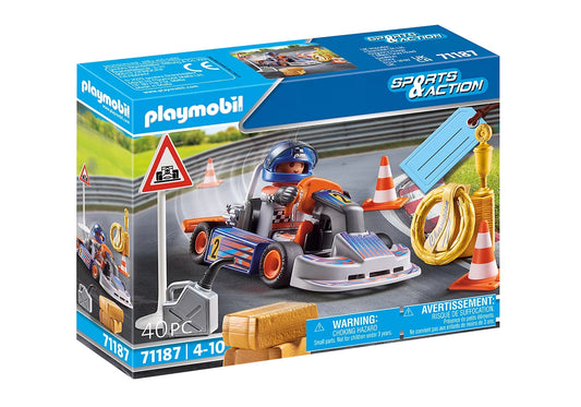 Playmobil Go-Kart Racer Gift Set