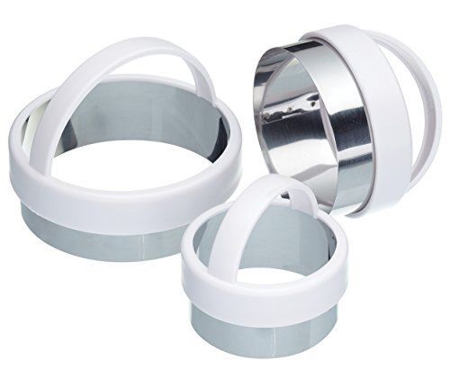 KitchenCraft Plain Pastry Cutters x3
