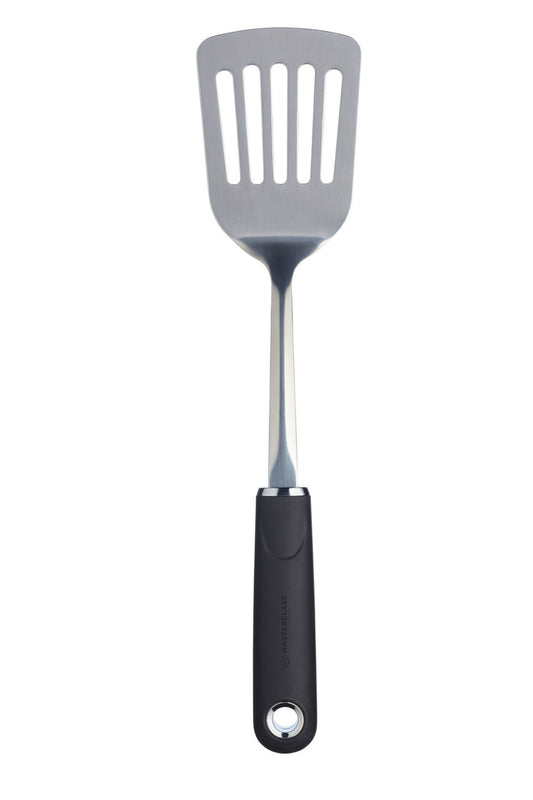MasterClass Soft Grip Stainless Steel Slotted Turner