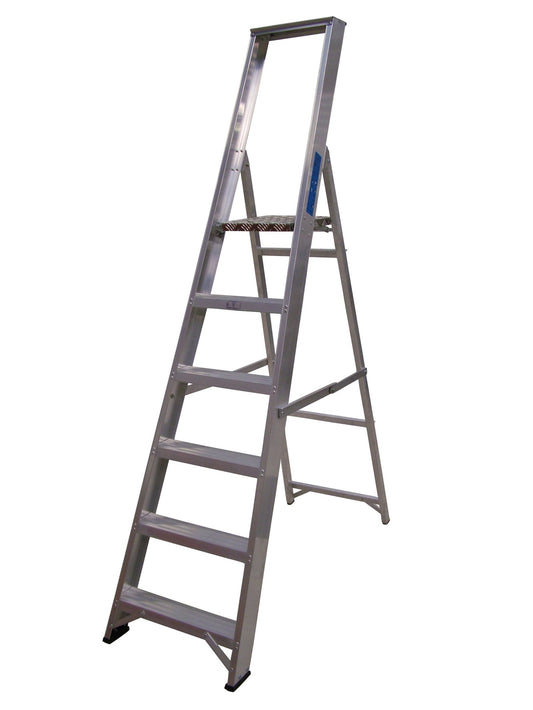 Lyte Industrial Aluminium 6 Tread Stepladders