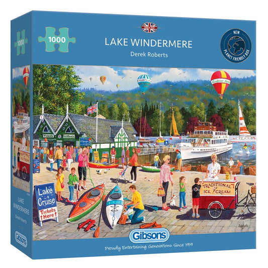 Gibsons Lake Windermere 1000 Piece Jigsaw