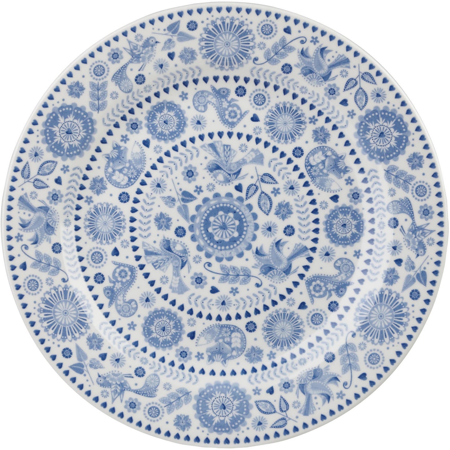 Penzance Dinner Plate With Concentric Circles