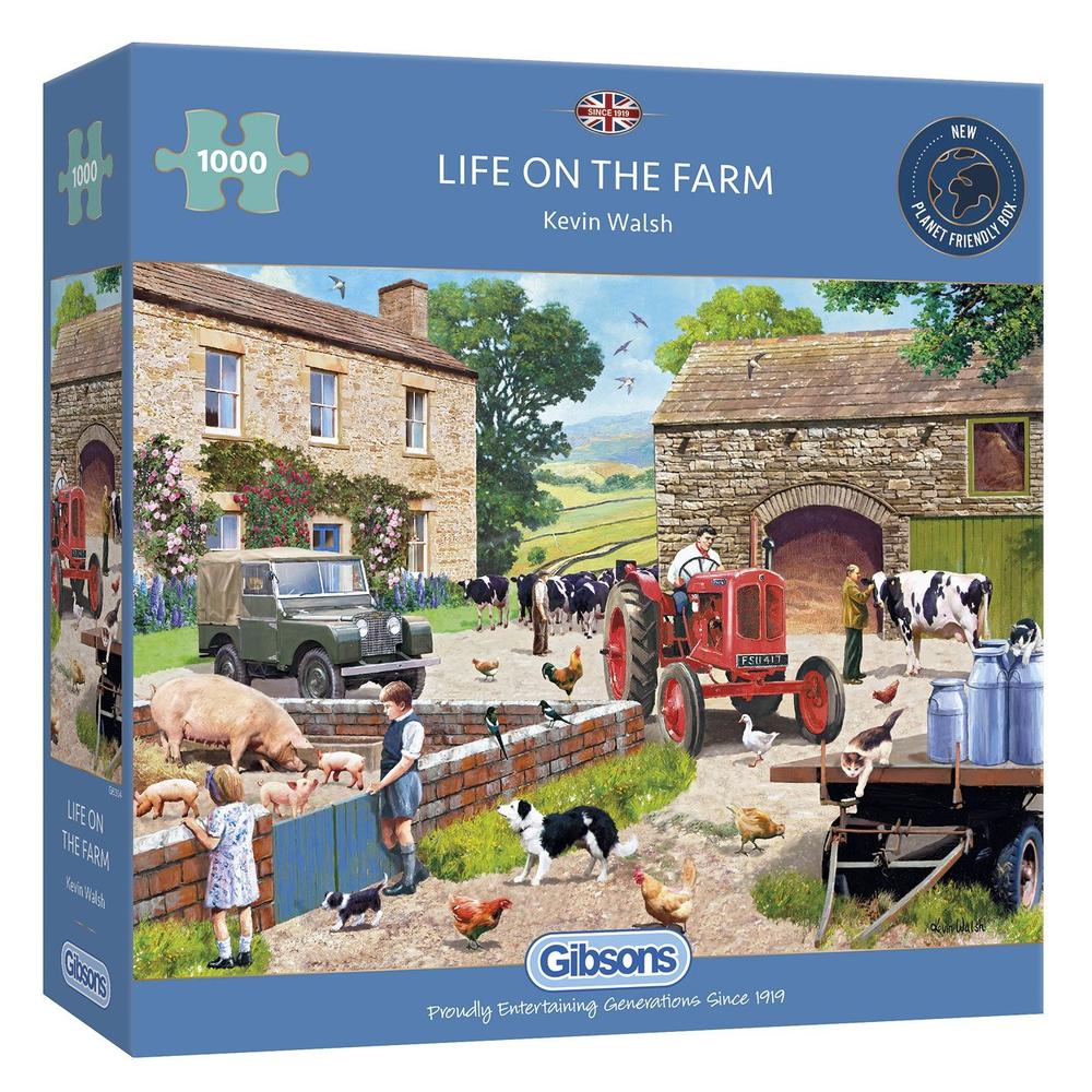 Gibsons Life On The Farm 1000 Piece Jigsaw