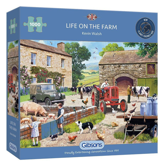 Gibsons Life On The Farm 1000 Piece Jigsaw