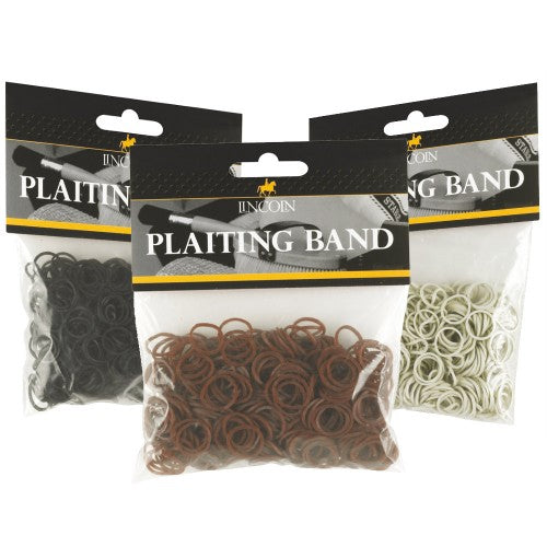 Lincoln Plaiting Bands Brown