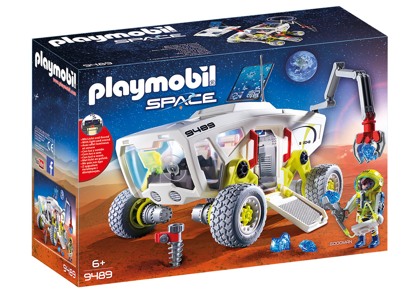 Playmobil Space Mars Research Vehicle 9489