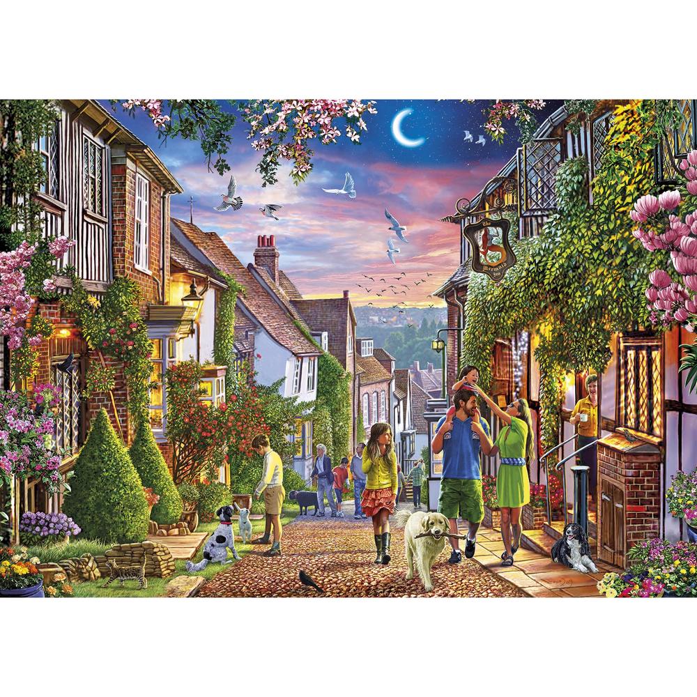 Gibsons Mermaid Street, Rye 1000 Piece Jigsaw