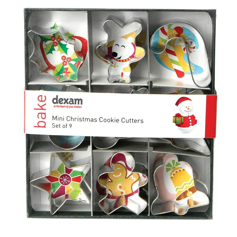 Dexam Mini Christmas Cutters Set Of 9