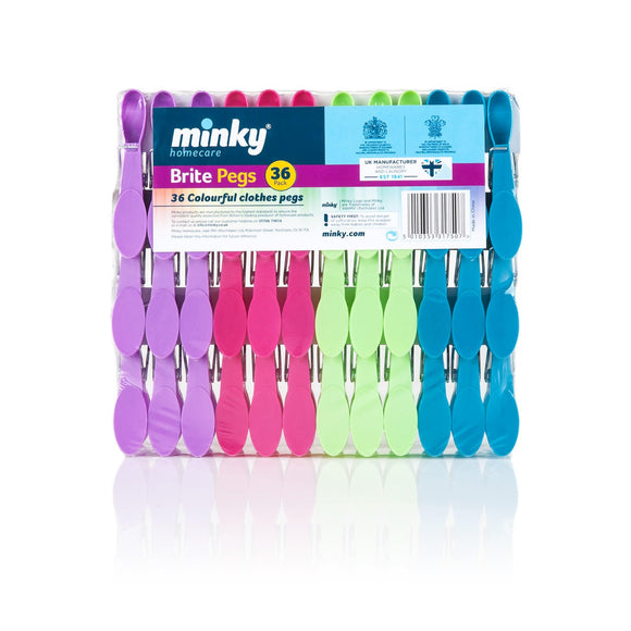 Minky Brite Clothes Pegs 36 Pack