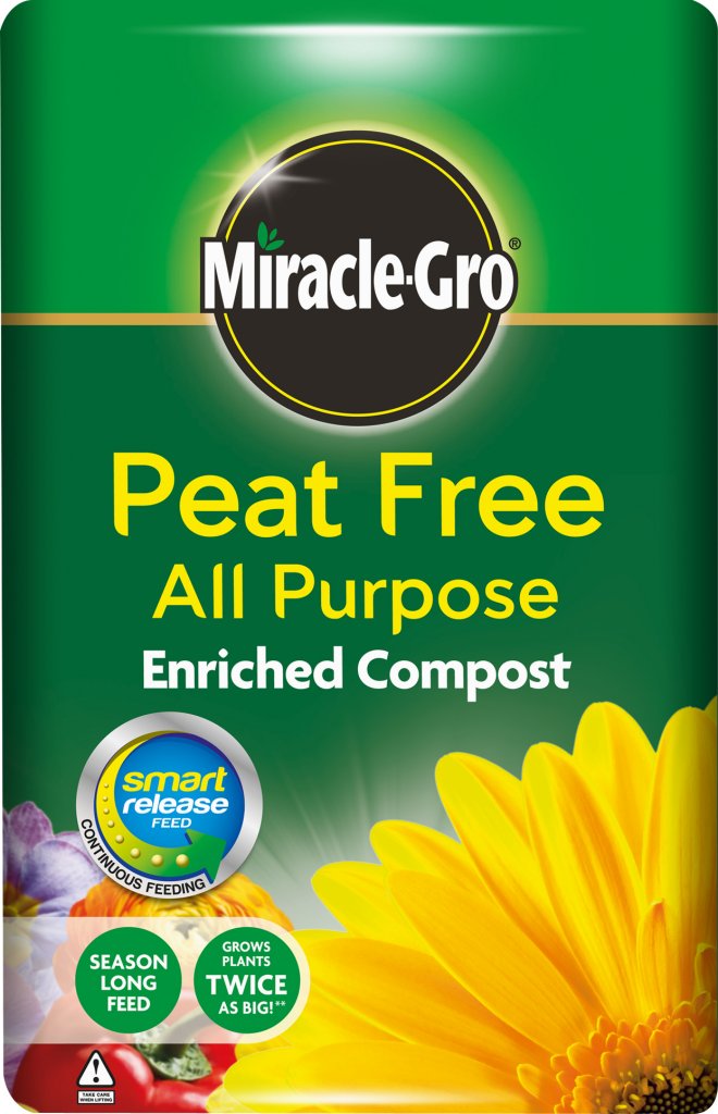 Miracle-Gro Peat-Free All-Purpose Enriched Compost 50L