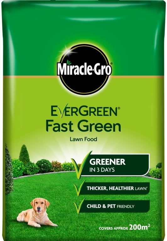 Miracle-Gro Evergreen Fast Green Lawn Food Bag 7kg