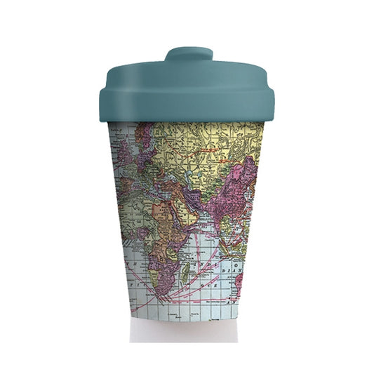 Blue Eyed Sun BambooCup World Map