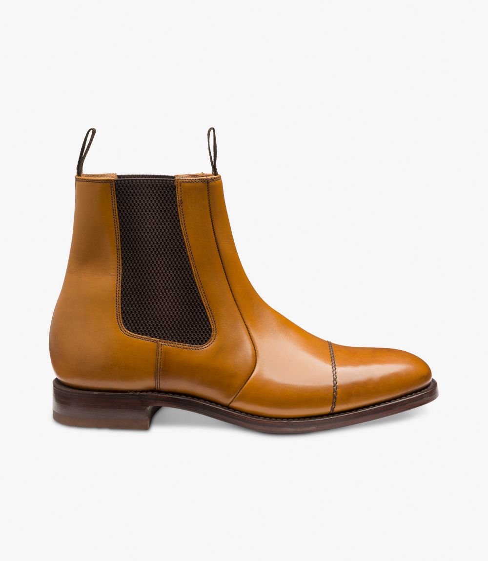 Loake Mens Dealer Boots | Newbury Tan