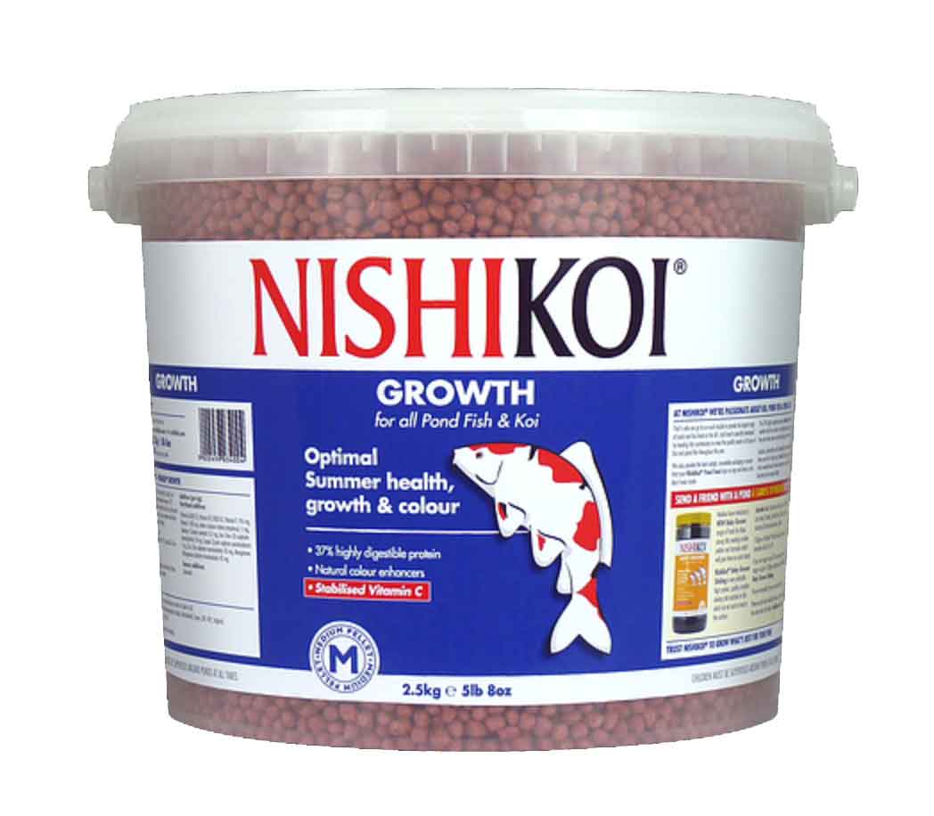 Nishikoi Growth Food Small Pellets 2.5kg 033G