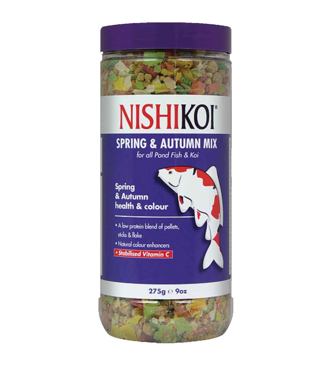 Nishikoi Spring & Autumn Mix Fish Food 275g