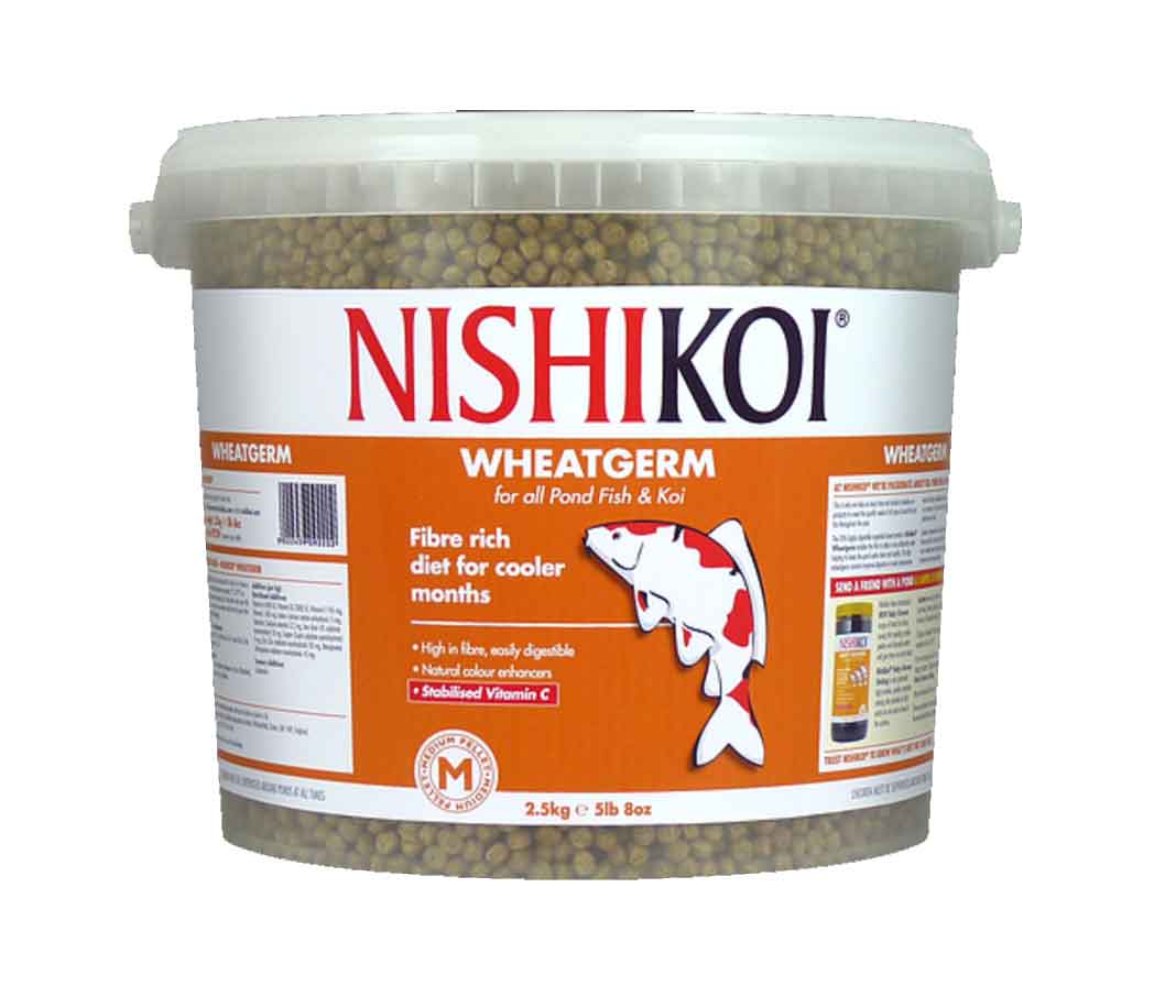 Nishikoi Wheatgerm Fish Food Medium Pellets 2.5kg