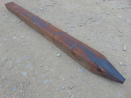Creosoted Fence Post 6' x 6” x 3”
