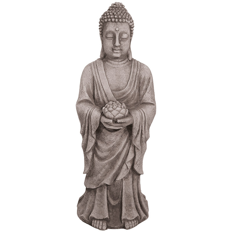Willowstone Antique Grey Standing Buddha OR15AG