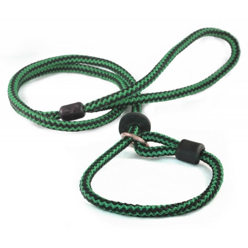 Outhwaite Harlequin Green/Black 9mm 46" Slip Dog Lead