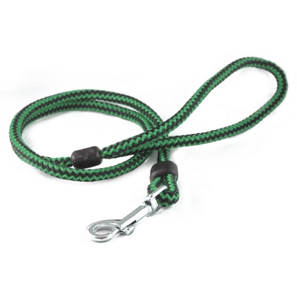 Outhwaite Harlequin Green/Black 40" 6mm Dog Trigger Hook Lead