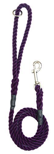 Outhwaite Trigger Hook Gun Dog Lead 8mm Purple