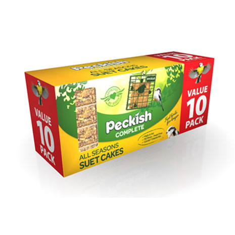 Peckish Complete Suet Cake Bird Food 10-Pack