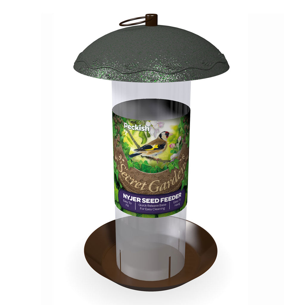 Peckish Secret Garden Nyjer Seed Feeder