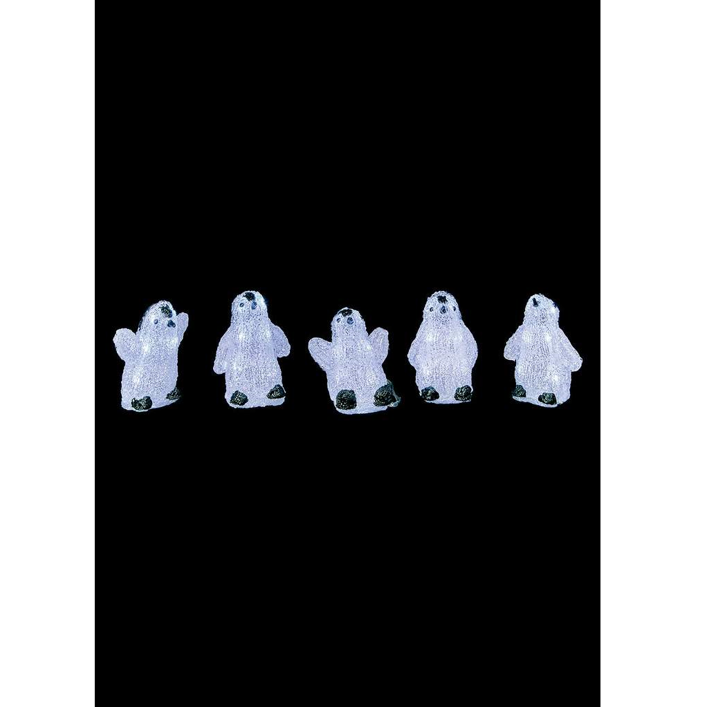 Premier 13cm Acrylic Penguins Set of 5