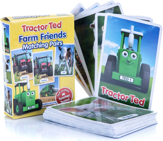 Tractor Ted Farm Pairs Card Game