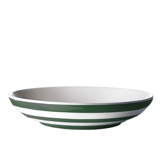 Cornishware Adder Green Pasta Bowl 24cm/9.5"