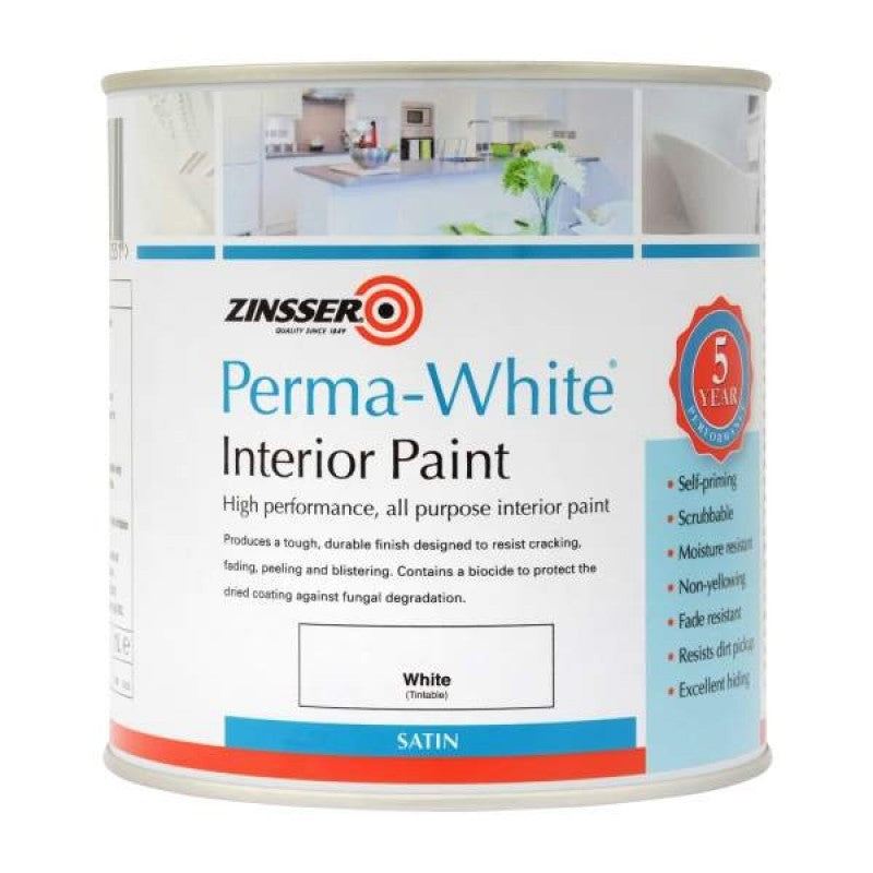 Zinsser Perma-White Interior Mould Resistant Satin Paint