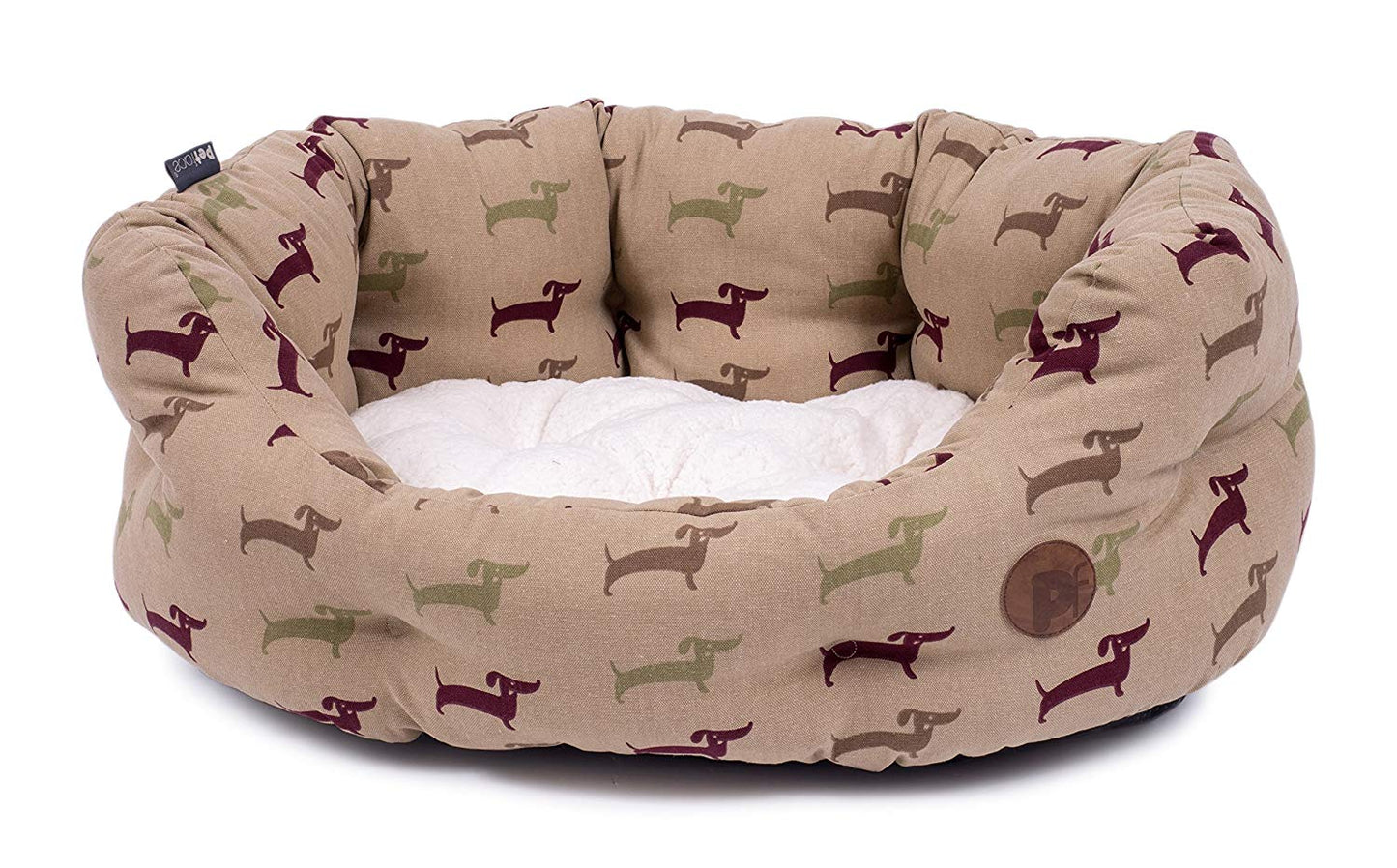 Petface Deli Pattern Dog Bed L