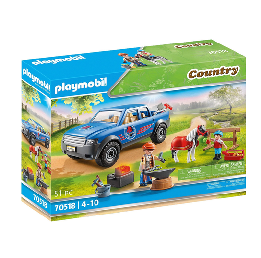 Playmobil Country Pony Farm Mobile Farrier