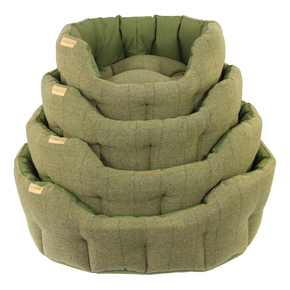 Earthbound Waterproof Tweed Dog Bed Medium Sam Turner & Sons