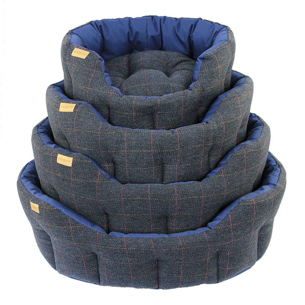 Earthbound Waterproof Tweed Dog Bed Small Sam Turner & Sons