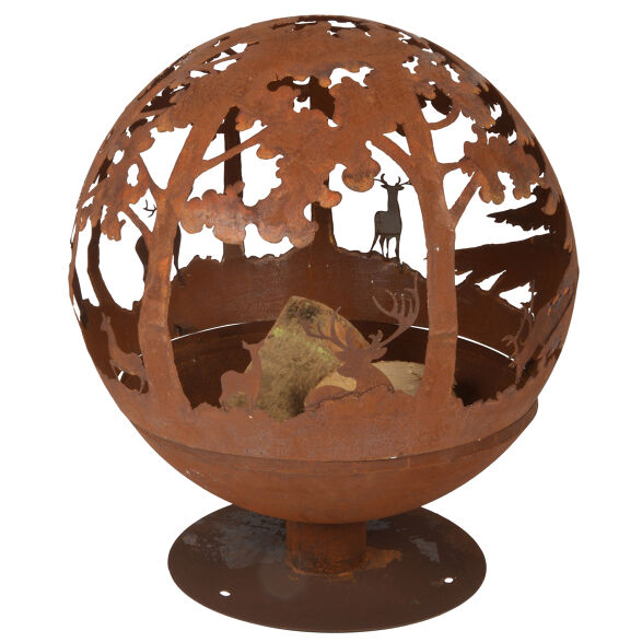 Fallen Fruits Woodland Globe Fire Pit