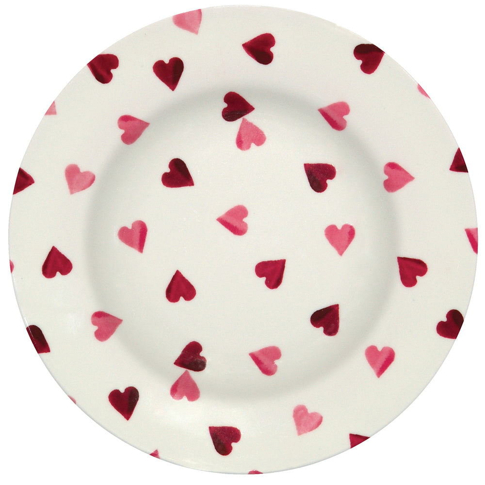 Emma Bridgewater Pink Hearts Melamine Dinner Plate