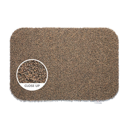 Hug Rug Door Mat Plain Coffee Brown