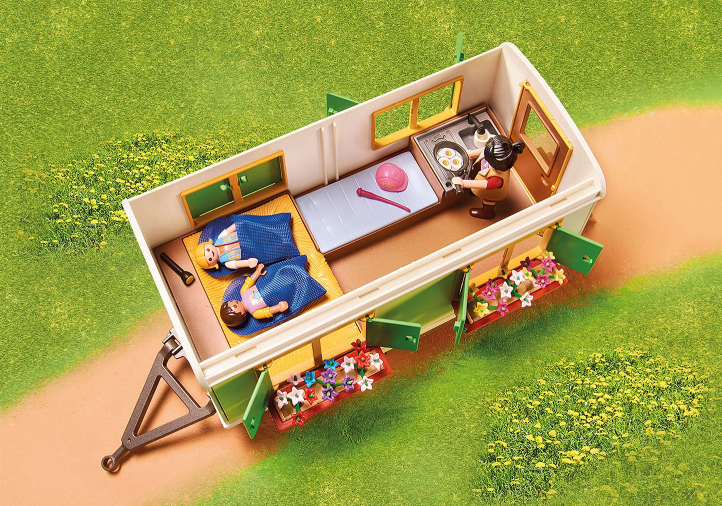 Playmobil Country Pony Shelter with Mobile Home 70510