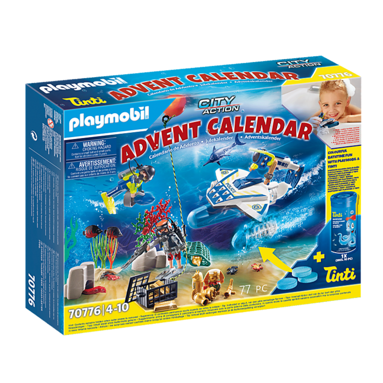 Playmobil City Action Advent Calendar - Police Dive